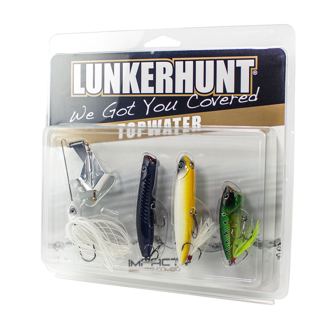 LunkerHunt 2 1/4 Battle Beetle 1/2 Oz Bass Fishing Lure / Cobalt
