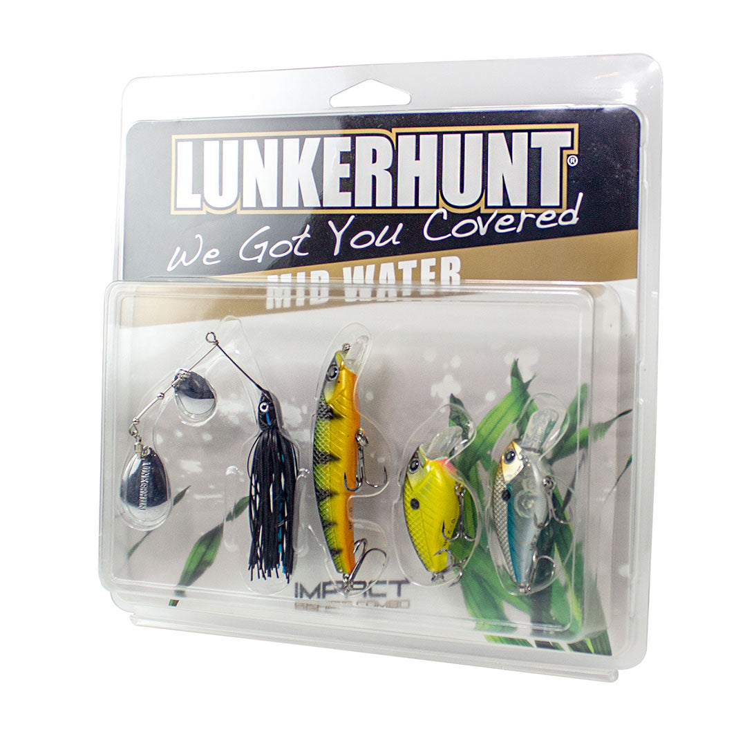 Lunkerhunt Bass Lures  Frog Fishing Bass Lures Kit (3-Pack