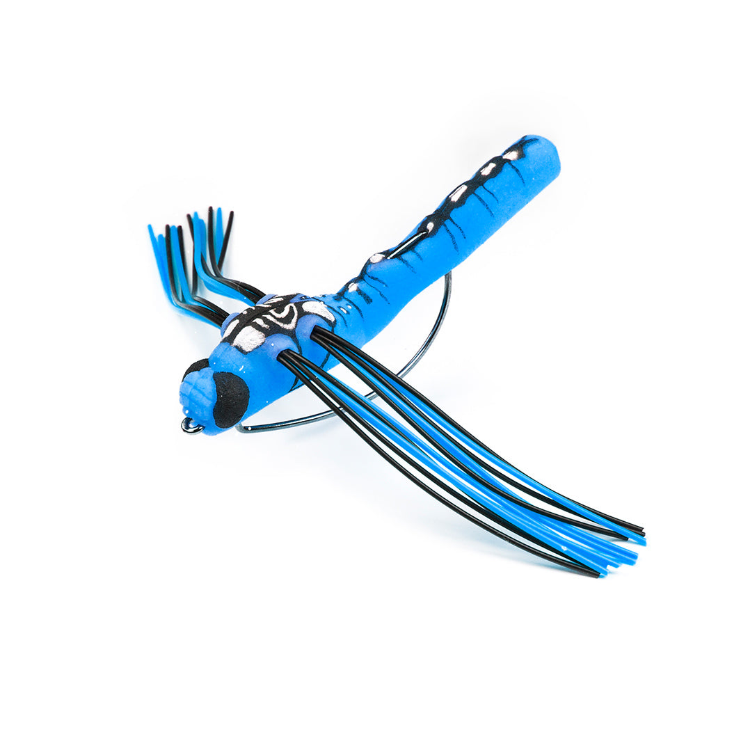 dragonfly fishing lures Blue - Dragon Slayer lakes and farm creeks. (2 pack) Lunkerhunt Dragonfly Lure