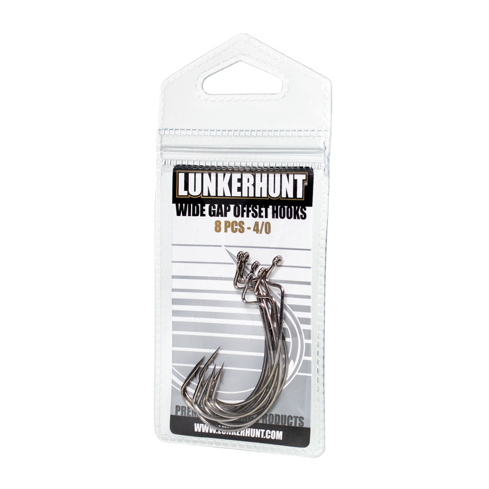 Wide Gap Offset Hooks – Lunkerhunt