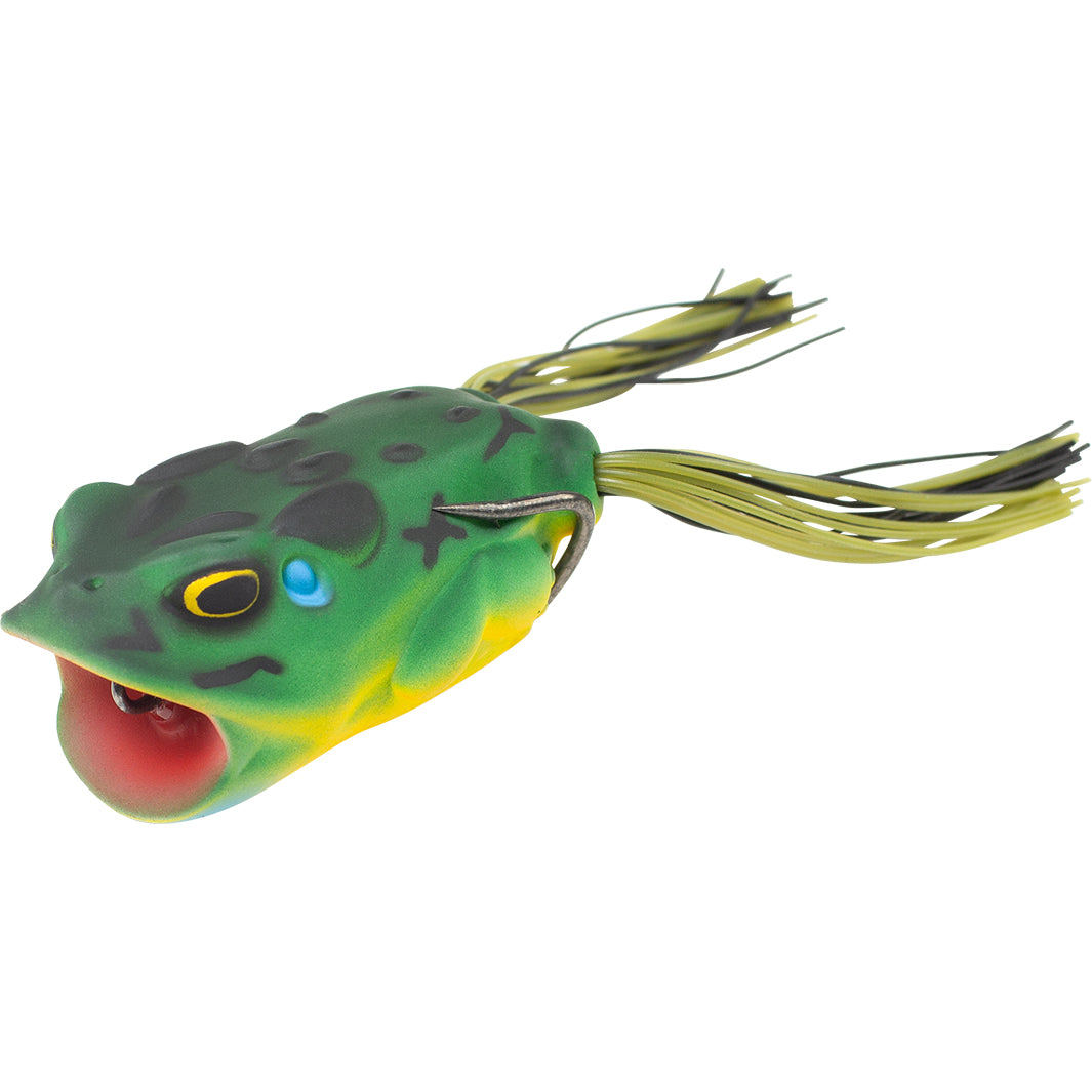 blue frog fishing lures Lunkerhunt Compact Popping Frog