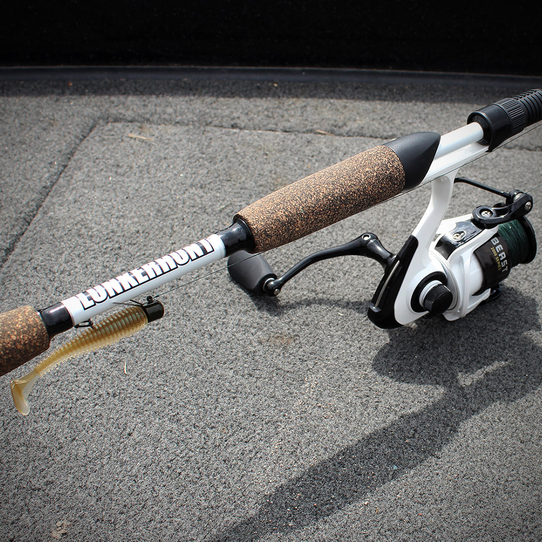 Lunkerhunt Bedlam Spinning Fishing Rod and Reel Combo, Medium, 6.8