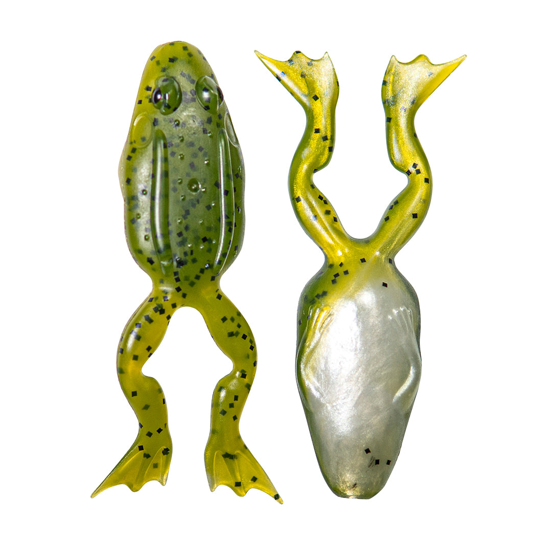 a head and looney frog fish lure Berkley Swamp Lord Hollow Body with the appearance of a small mouse or small creature Vega Hush Frog - 6th