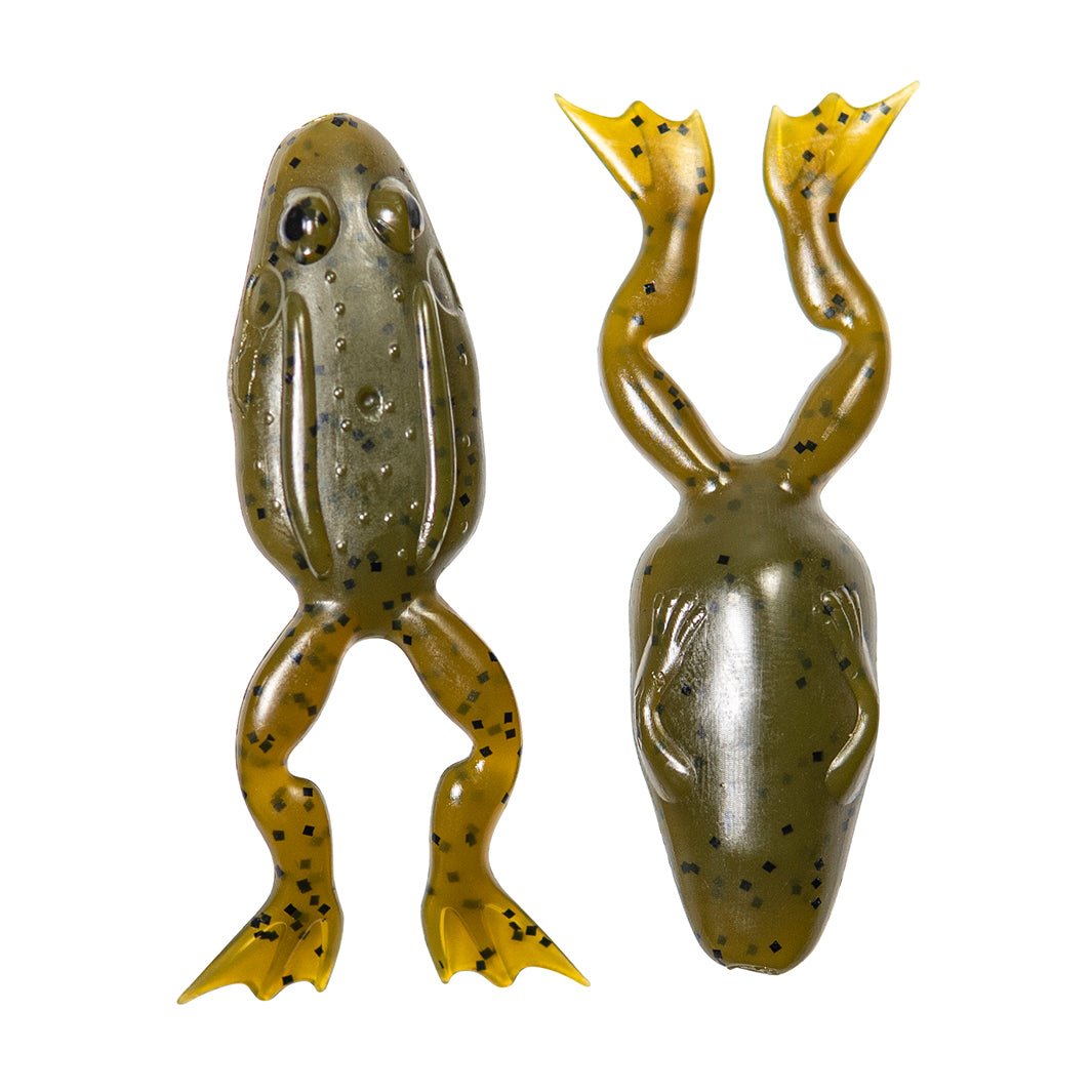 1897 frog fishing lure Voodoo located on the top of the Boom Boom Frog Vintage Frog Fishing Lure, Qty