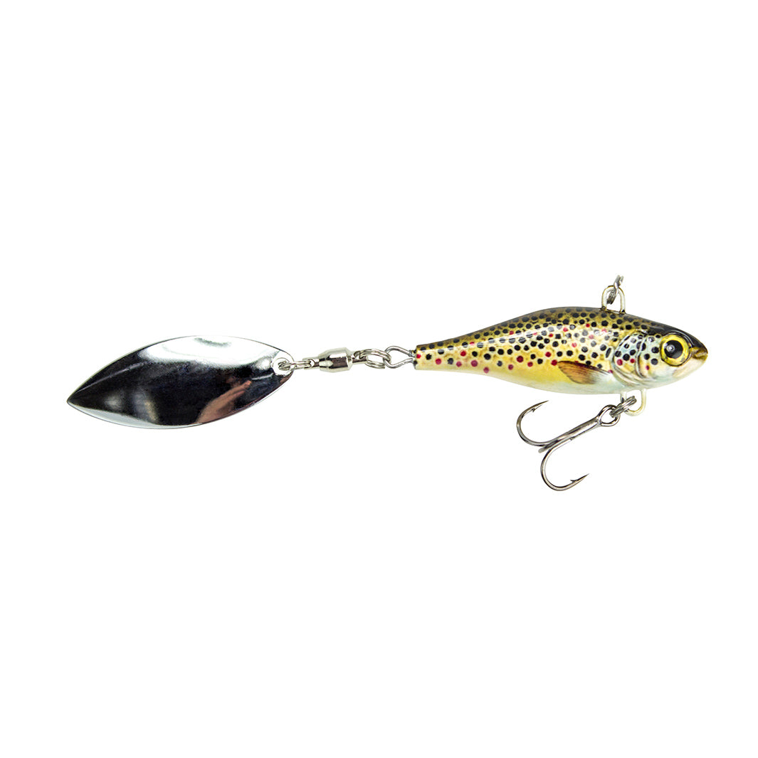 Lunkerhunt 2 Hatch Spin Lipless Crankbait with Spinner Tail