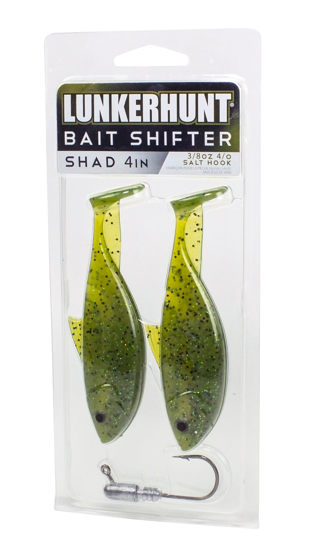 Lunkerhunt Premium Fishing Bait Shifter Shad - 5 Pack - Baits Only