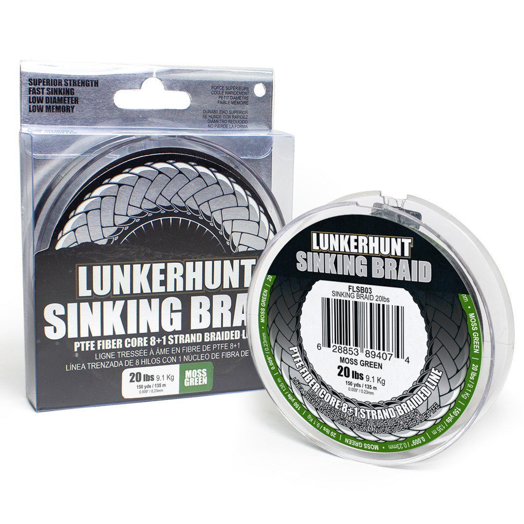 piscifun lunker braided fishing line Line, Braided with Super Abrasion Resistance, Zero Stretch & Thinner Diameter for Extra Cutting Speed, Green 20LBs 547yards, Braided Line The line has 25 Piscifun Lunker Braided Fishing Line
