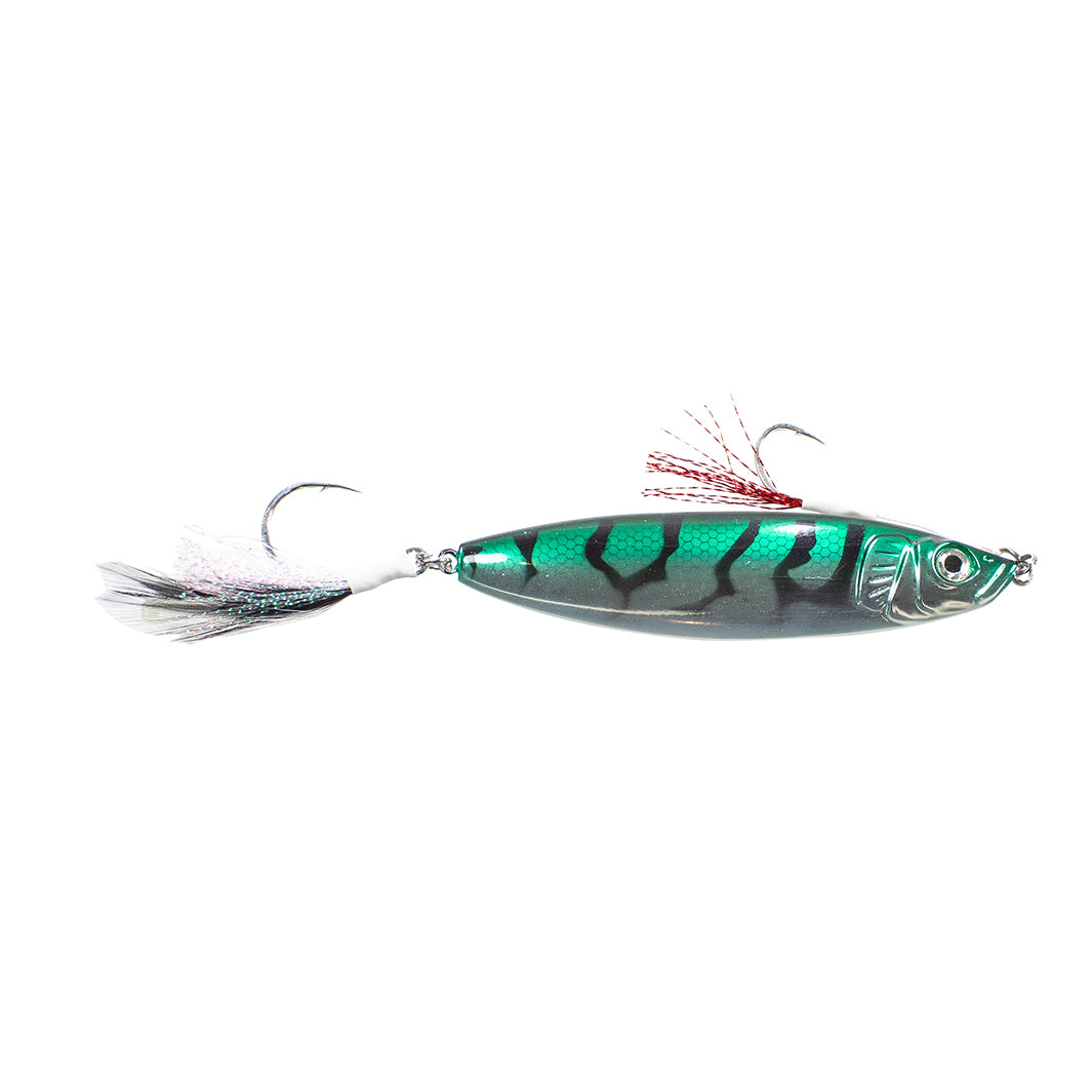 chucks jigger fishing lure Lunkerhunt Crasher Jig Chrome Pink 4in & 2 oz CJ101