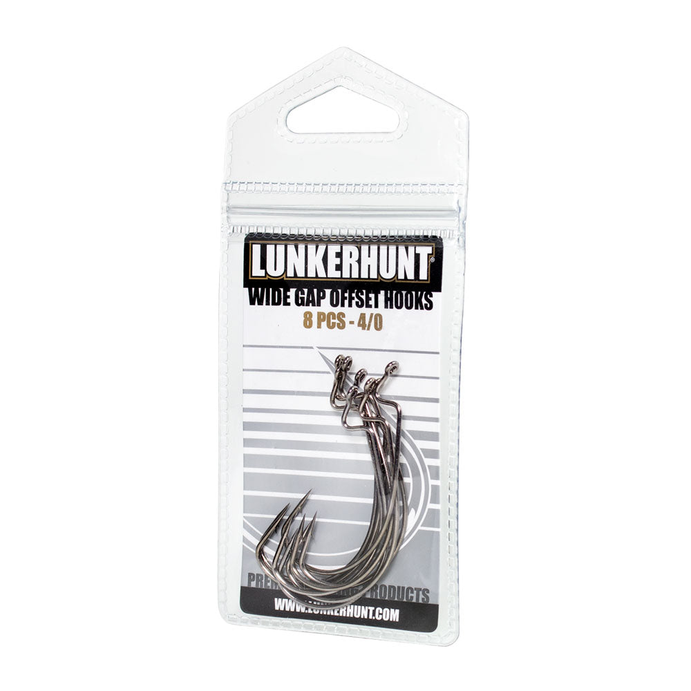 best offset fishing hook Lunkerhunt Offset Wide Gap Hook