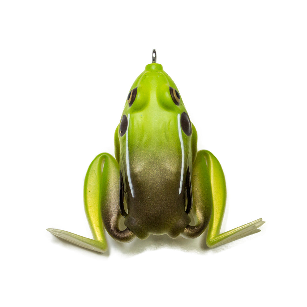Lunkerhunt Pocket Frog GREEN TEA Soft Body Topwater BFS Finesse Bait 1/4oz