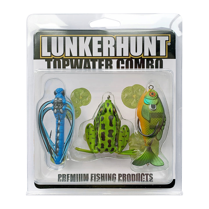 best fishing lures for bass at walmart Topwater Combo – Lunkerhunt